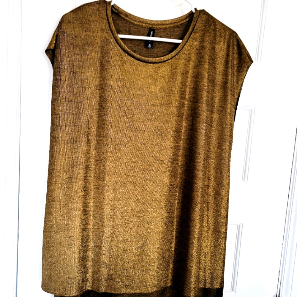 Gold sparkle shirt